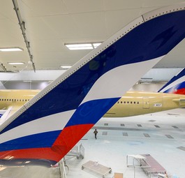 Airbus A350 von Aeroflot in der Produktion: Die restlichen Exemplare werden nicht mehr an die russische Airline ausgeliefert.