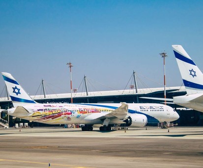 Jets von El Al in Tel Aviv: Die Airline hat ihre gesamte Flotte außer Landes gebracht.