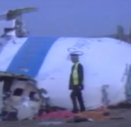 Video-Aufnahmen aus Lockerbie 1988: Auch am Boden starben Menschen.