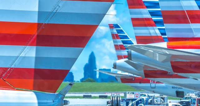 Flugzeuge von American Airlines: Die Airline setzt auf mehr Premium und ein größeres Netzwerk.