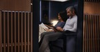 Gäste in der First Class Suite Plus: Lufthansa rudert zurück.