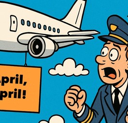 Aprilscherze: Gibt es auch in der Luftfahrt