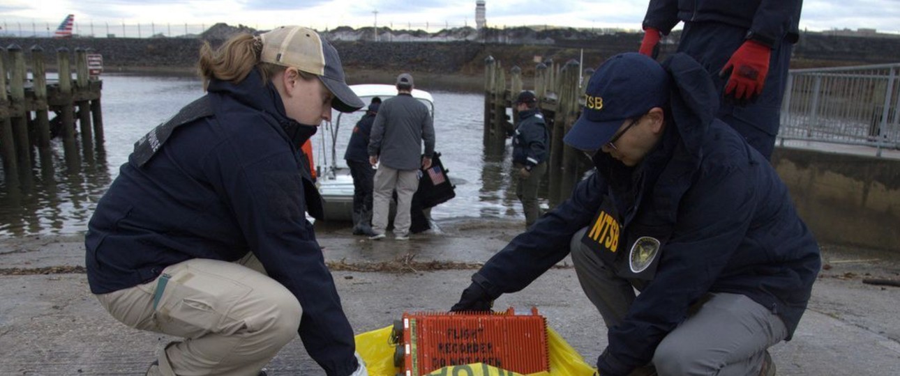 Blackbox nahe dem Potomac River: Soll Aufschluss über das Unglück geben.