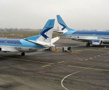 Flieger von Estonian: Illegale Hilfen?