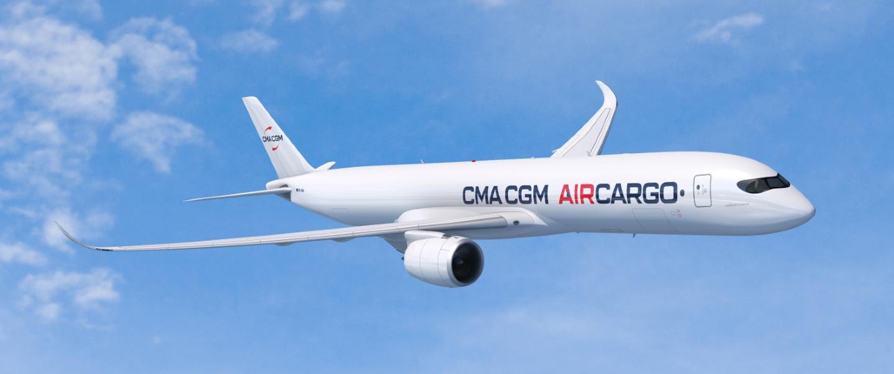 Airbus-A350-Frachter von CMA CGM: Soll sollen sie aussehen.