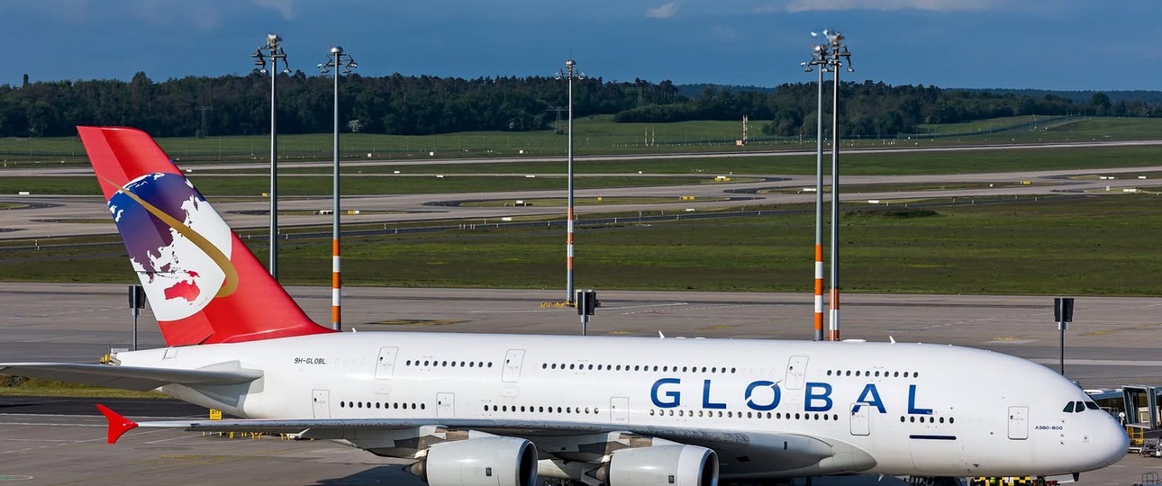Der Airbus A380 von Global Airlines: Soll vor Jahresende wider fliegen.