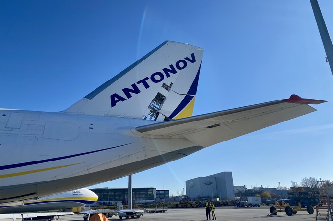 Auch die Heckflosse war nicht flugbereit.