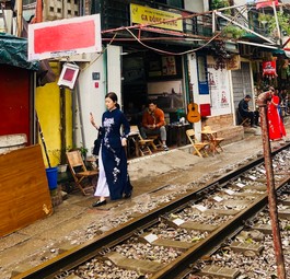Straße in Hanoi: Der Tourismus boomt.