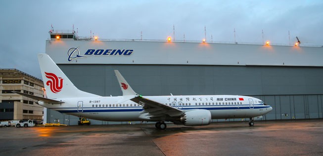Boeing 737 Max von Air China: Die Volksrepublik braucht neue Flugzeuge.