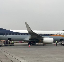 Boeing 737 von Jet Airways: Die Fluglinie hatte in den letzten Monaten Mühe, alle Rechnungen zu bezahlen.