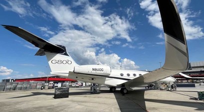 Eine Gulfstream G800.