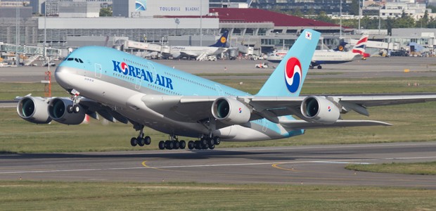 A380 von Korean: Wurde in die Irre geführt.