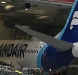 Boeing 737 Max von Icelandair in Norwich: Die erste Maschine mit neuem Outfit.
