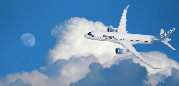 Bombardier CS300: Für Asien zu klein.