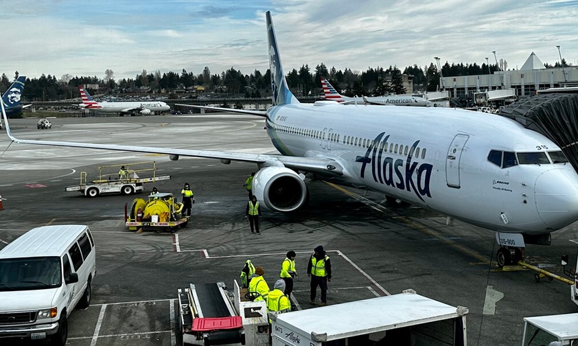 Boeing 737-900 von Alaska Airlines: Probleme mit dem Stargewicht.