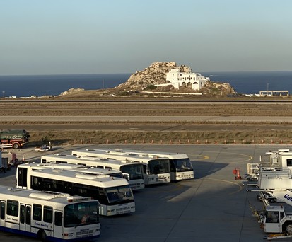 Flughafen Santorini (Archivbild): Infrastruktur wird überprüft.