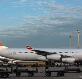 Airbus A340 von Swiss: Der Kritiker wünscht sich auf neuere Modelle.