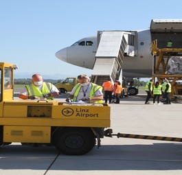 Flieger von Turkish Cargo in Linz: Spannendes Ziel für die Airline.