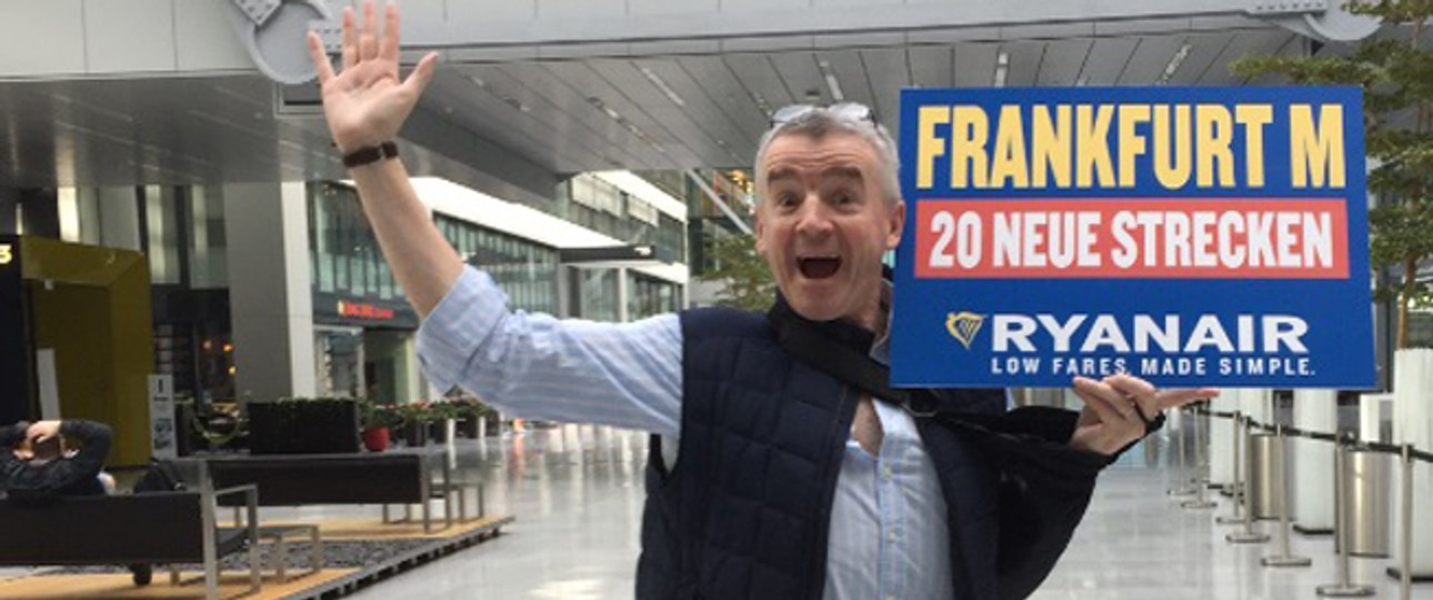 Ryanair-Chef Michael O’Leary: Wirft sich auch gerne selber mal in Pose.