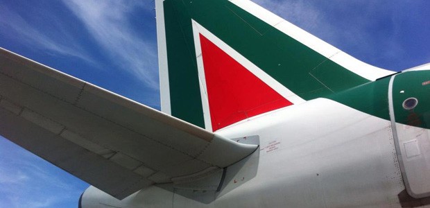 Alitalia-Jet: Airline inmitten der Eurokrise.