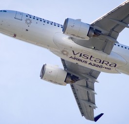 Airbus A320 Neo von Vistara: Solch ein Jet geriet nun in Schwierigkeiten.
