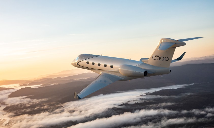 Animation der Gulfstream G300: Das Flugzeug soll die Nachfolge der G280 antreten.