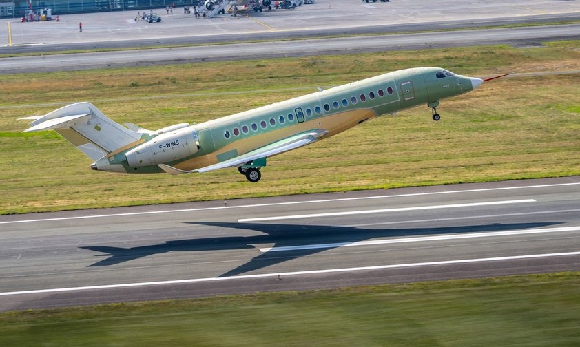 Dassault Falcon 10X: Der Jet ist am 19. Juni das erste Mal geflogen.
