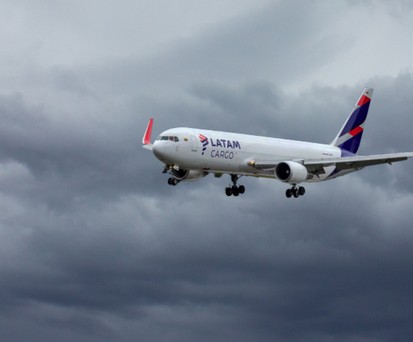 Boeing 767 von Latam Cargo: Könnte über Frankfurt so ausgesehen haben.