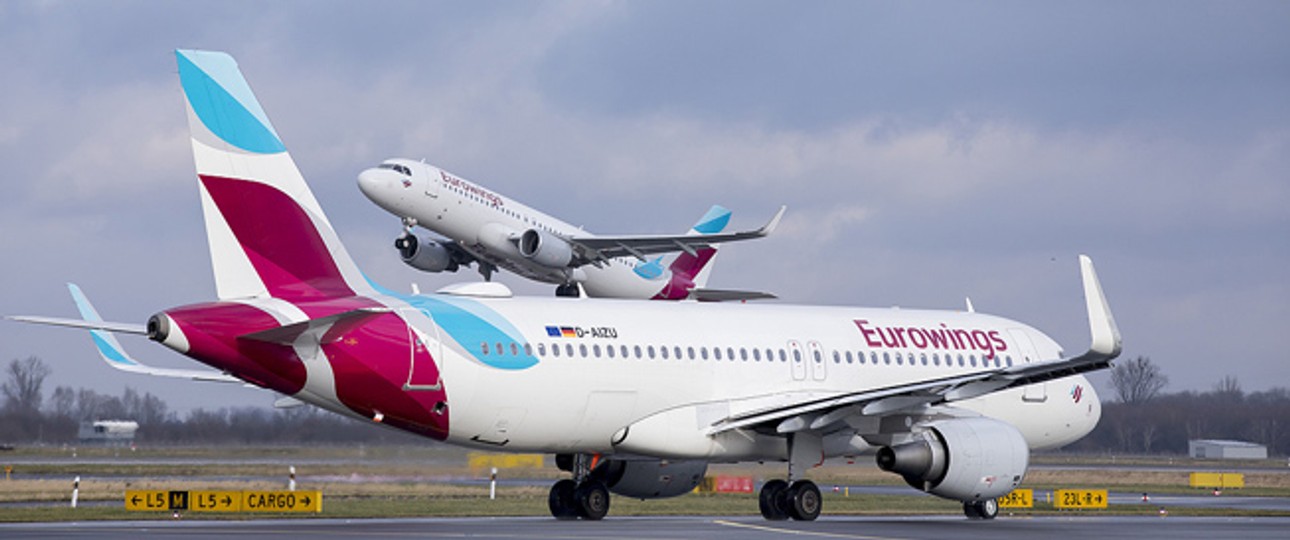 Flieger von Eurowings: Bald Unterstützung von Laudamotion?