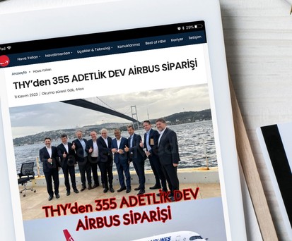 Bericht auf Hava Sosyal Media: Riesnorder für Airbus.