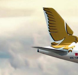 Heckflosse von Gulf Air: Bald hauptsächlich regionale Routen.