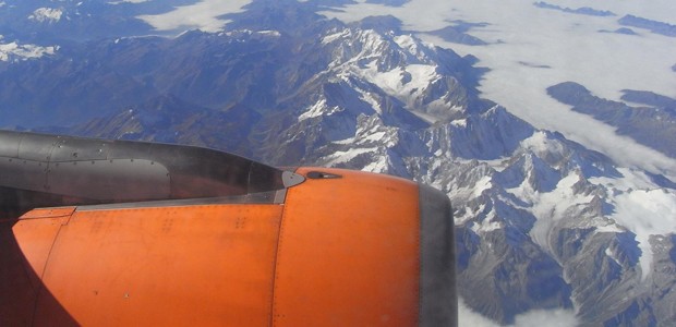 Blick aus Easyjet-Maschine: Bald neue Flugzeuge.