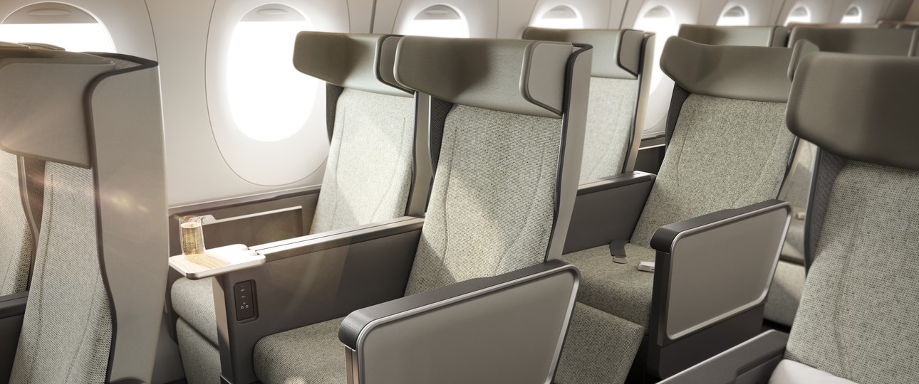 Die Premium Economy im Airbus A350 ULR: Hier hat Qantas in ...