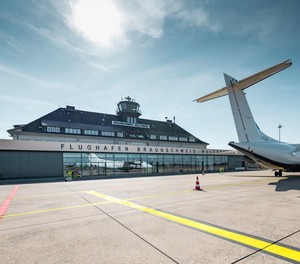 Das neue Terminal am Flughafen Braunschweig(Wolfsburg: mehr Platz, mehr Komfort.