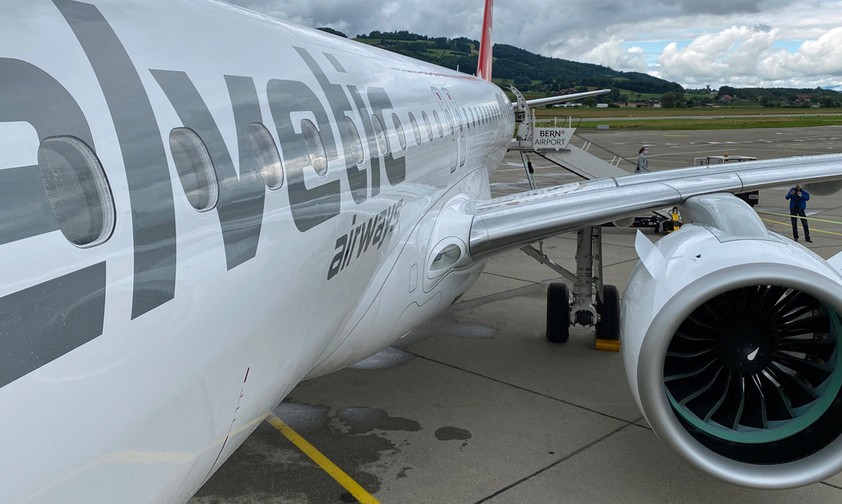 Embraer E195-E2 von Helvetic Airways: Rechtzeitig Ersatzmotoren bestellt.