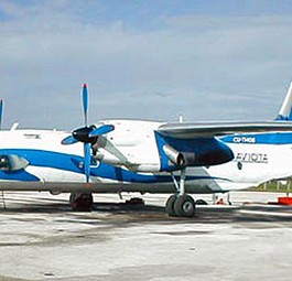 Antonov AN-26 von Aerogaviota: Eine Maschine dieses Typs ist abgestürzt.
