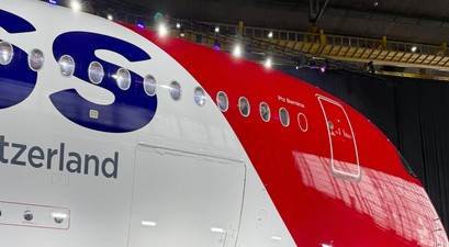 Airbus A350 HB-IHF: Erstmal am Boden.