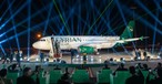 Airbus A320 von Syrian Airlines in der neuen Lackierung: Künftig setzt die Airline auf Grün statt Blau.