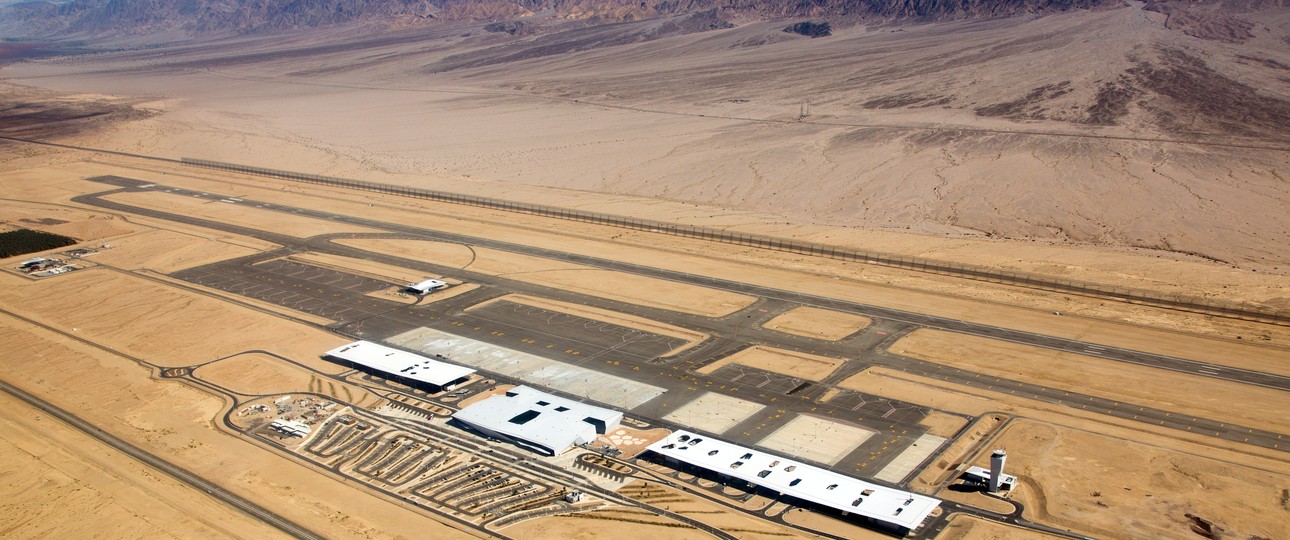 Der neue Flughafen von Eilat: Von hier sollen bald Palästinenserinnen und Palästinenser abfliegen.