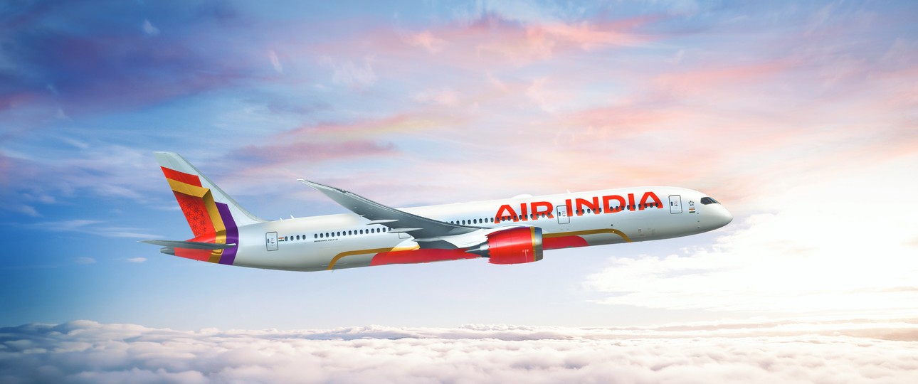 So kommen künftig die Flugzeuge von Air India daher.