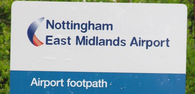 East Midlands Airport, Großbritannien.