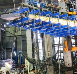 Das MS-21-Seitenleitwerk im Tsagi-Test: In Russland produziert.