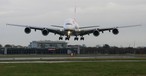 british airways airbus a380 landing london heathrow-ref42999