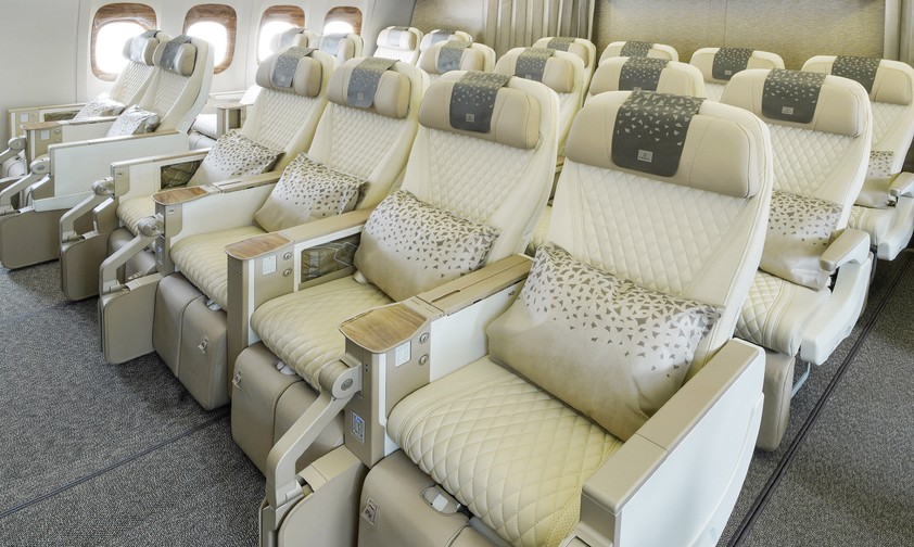 Premium Economy in der Boeing 777 von Emirates: Vor Österreich-Debüt.
