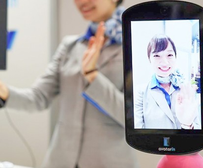 Roboter «Newme»: ANA möchte 1000 dieser Kommunikationsroboter 2020 in Betrieb nehmen.
