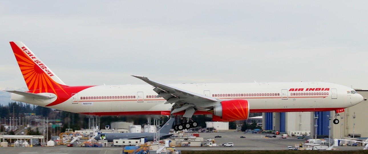 Boeing 777-300 ER mit der Registrierung VT-ALW: Bald für die Regierung unterwegs.