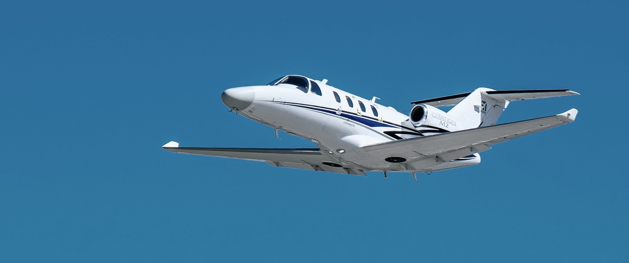 Cessna Citation M2 Gen3 in der Luft: Ende Mai fand der Erstflug statt.