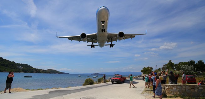 In Skiathos.