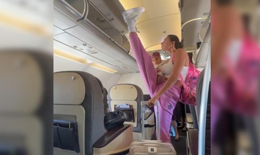 So kann man die Handgepäckfächer auch schließen