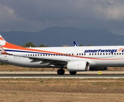 Boeing 737-800 von Smartwings: Ein Jet wie dieser flog lange mit einem Motor.